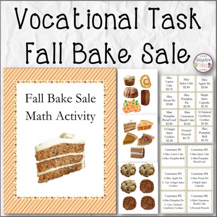 VOCATIONAL TASK Fall Bake Sale